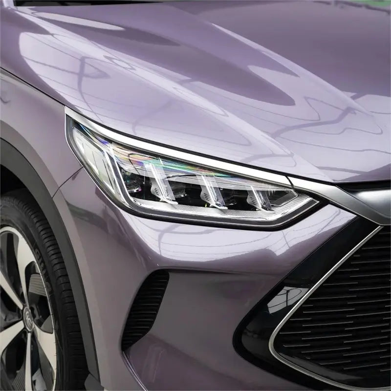 Gloss Metallic Deep Violet Purple Car Vinyl Wrap