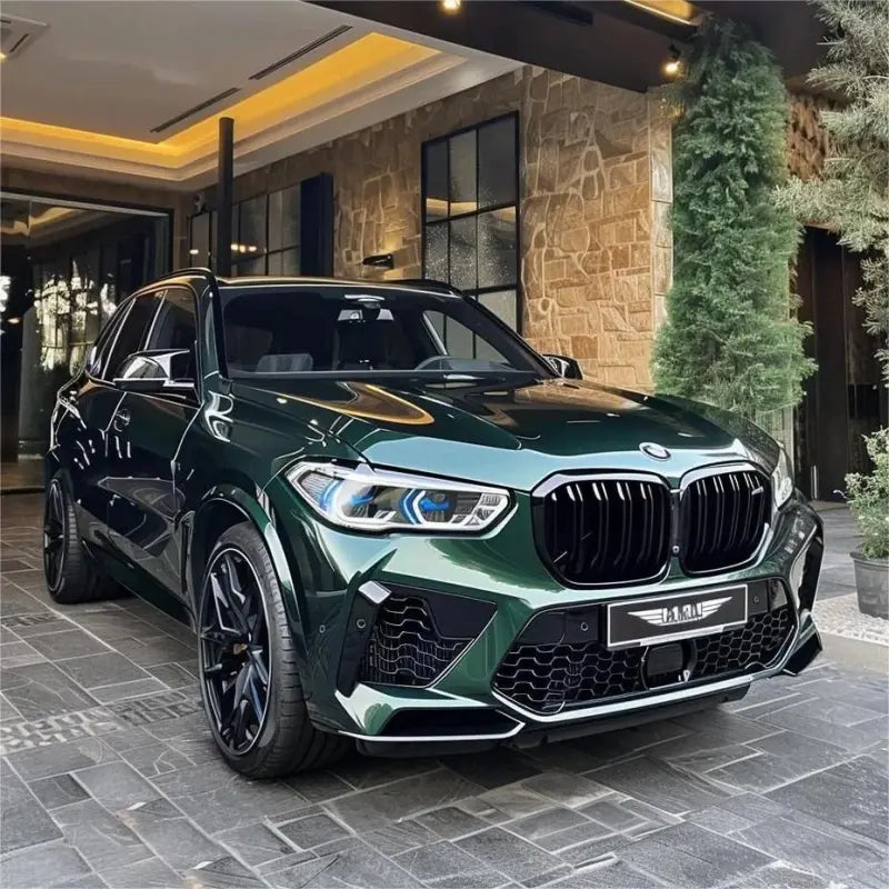 Gloss Metallic Emerald Green Car Vinyl Wrap PET