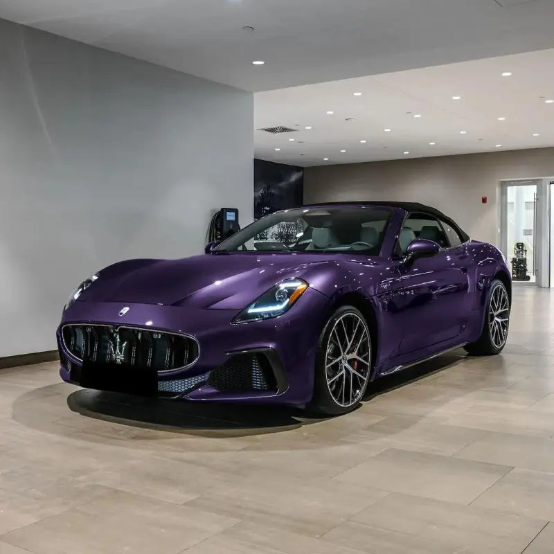 Gloss Metallic Galaxy Purple Car Vinyl Wrap PET