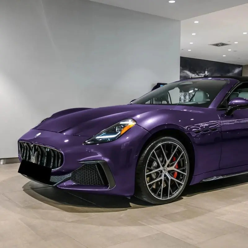 Gloss Metallic Galaxy Purple Car Vinyl Wrap PET