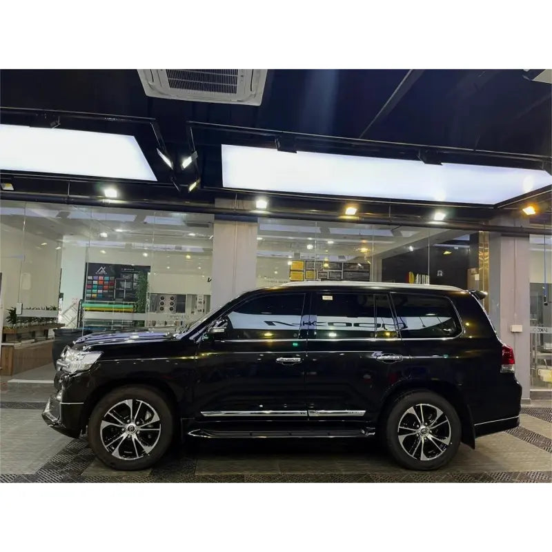 Gloss Metallic Gold Black Car Vinyl Wrap PET