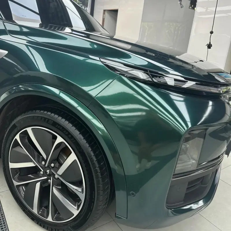 Gloss Metallic Ideal Dark Green Car Vinyl Wrap