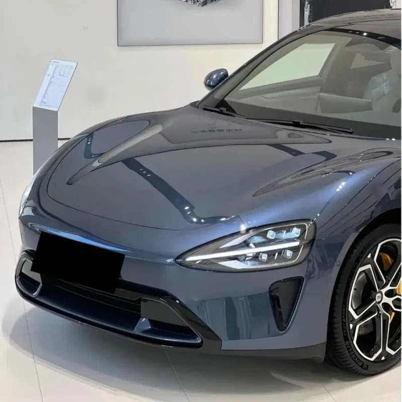 Gloss Metallic Chameleon Color Shift Grey Blue Car Vinyl Wrap PET