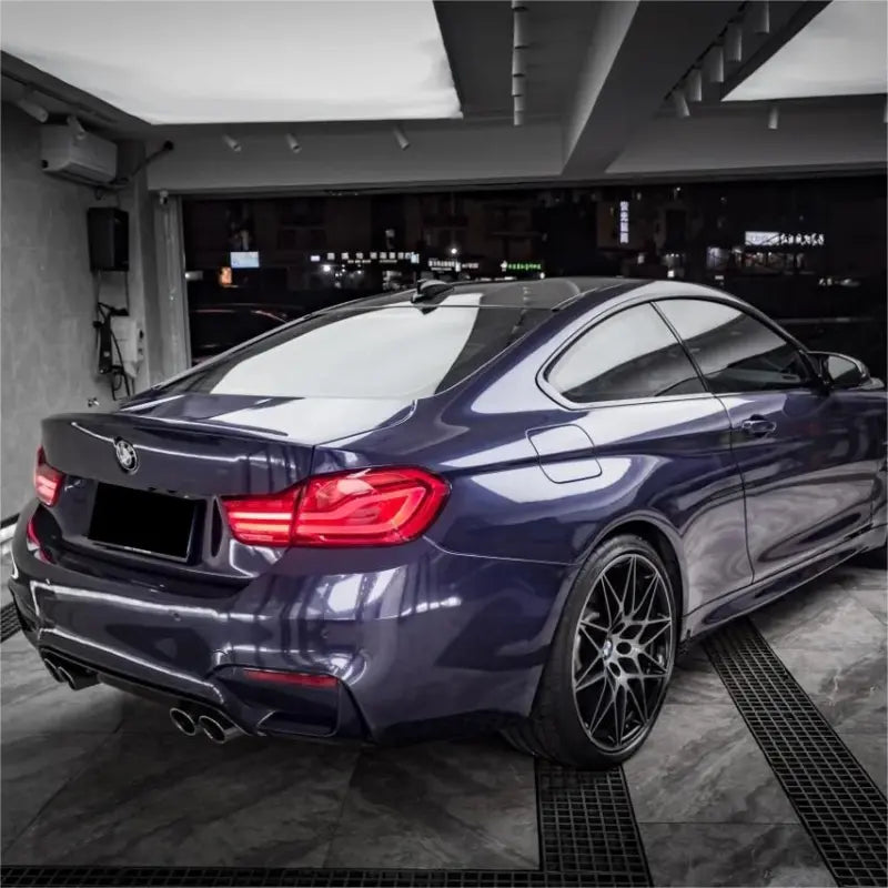 Gloss Metallic Macao Blue Car Vinyl Wrap PET