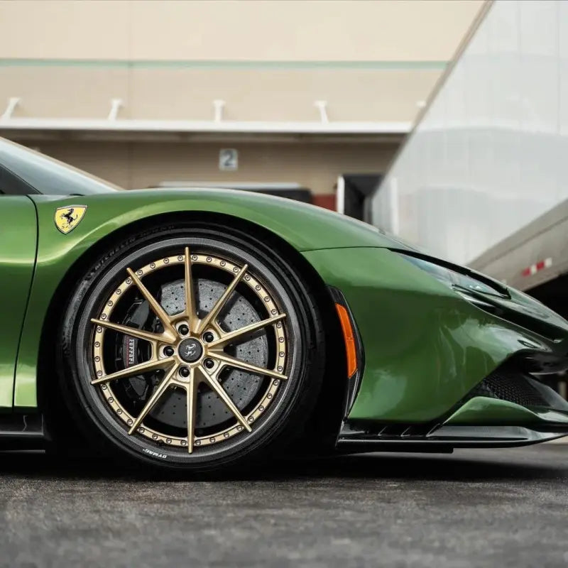 Gloss Metallic Mamba Green Car Vinyl Wrap