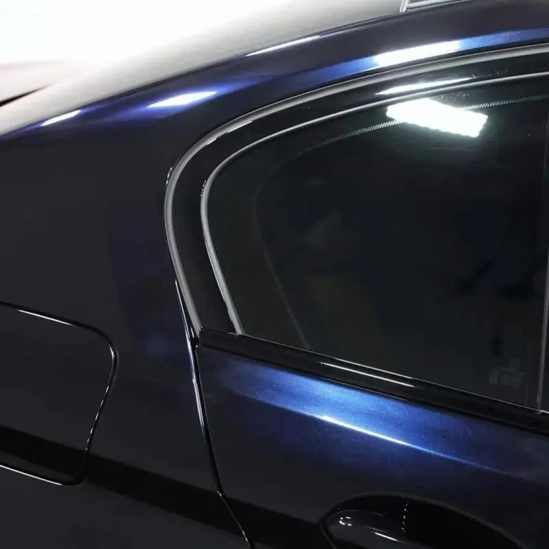 Gloss Metallic Navarra Blue Car Vinyl Wrap PET