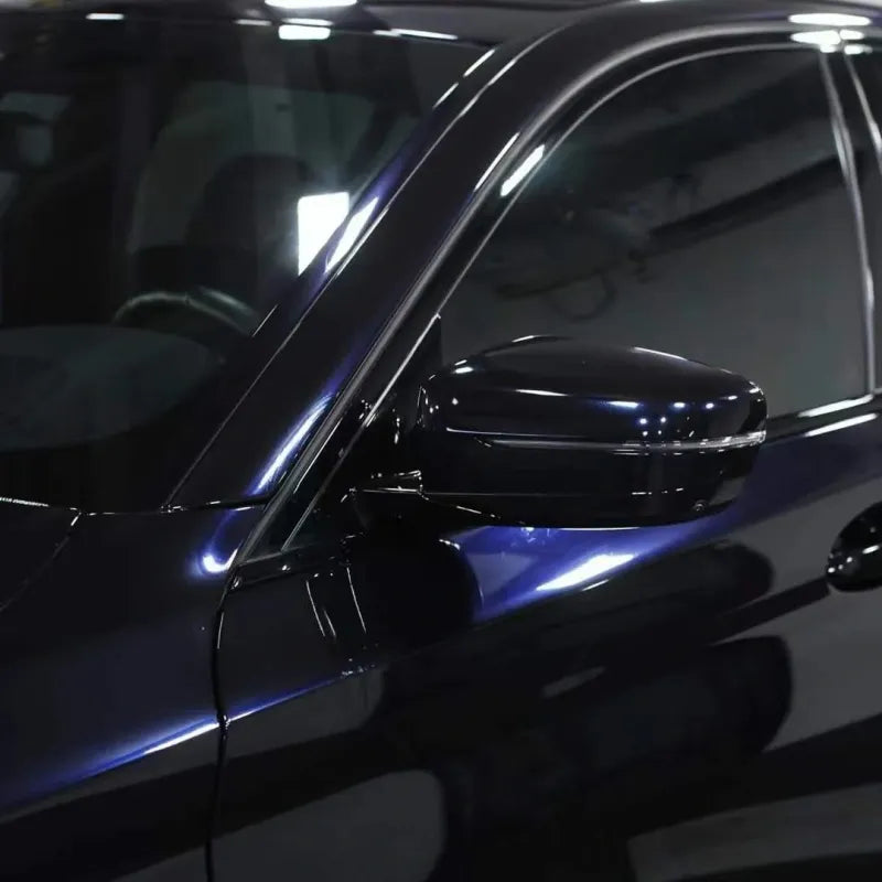 Gloss Metallic Navarra Blue Car Vinyl Wrap PET