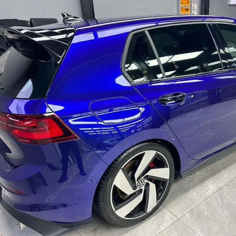 Gloss Metallic Royal Blue Car Vinyl Wrap PET