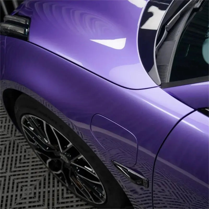Gloss Metallic Viola Purple Car Vinyl Wrap