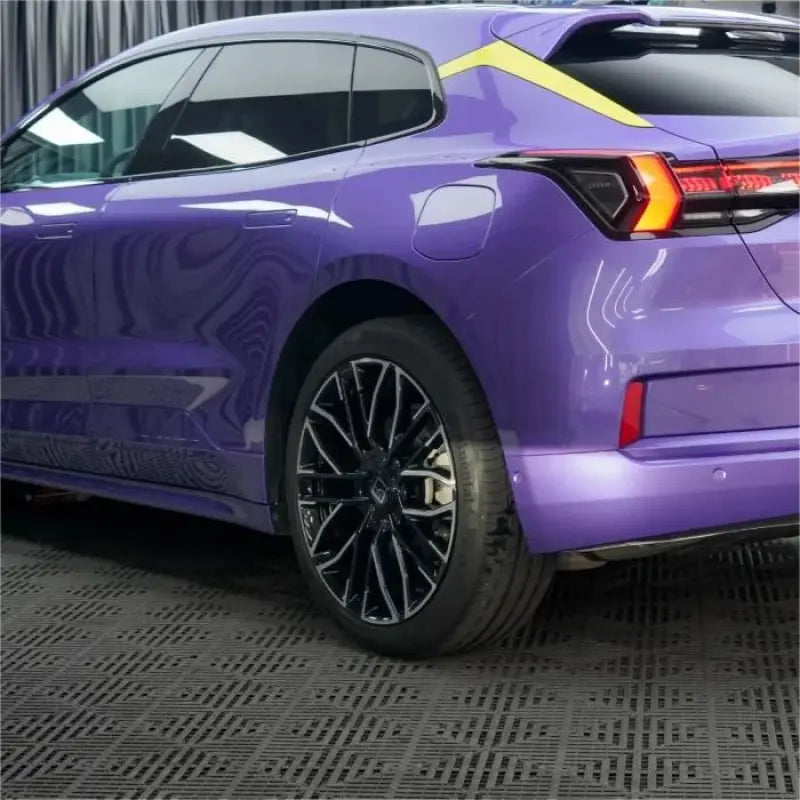 Gloss Metallic Viola Purple Car Vinyl Wrap