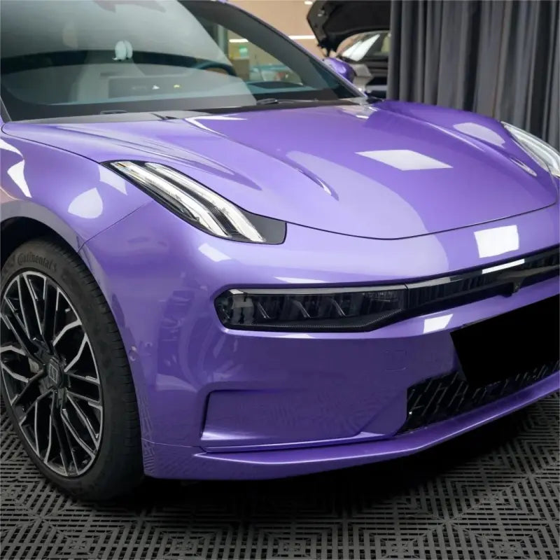 Gloss Metallic Viola Purple Car Vinyl Wrap