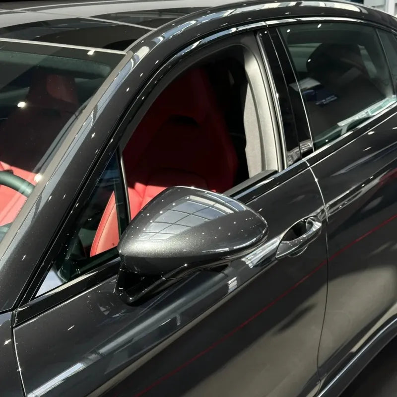 Gloss Metallic Volcano Grey Car Vinyl Wrap PET