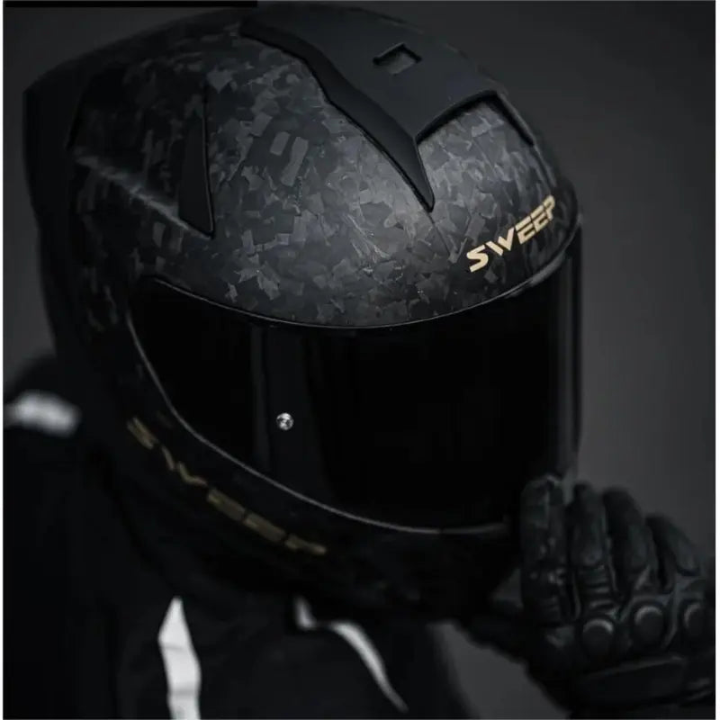 Matte Black Forging Carbon Fiber Car Vinyl Wrap PET