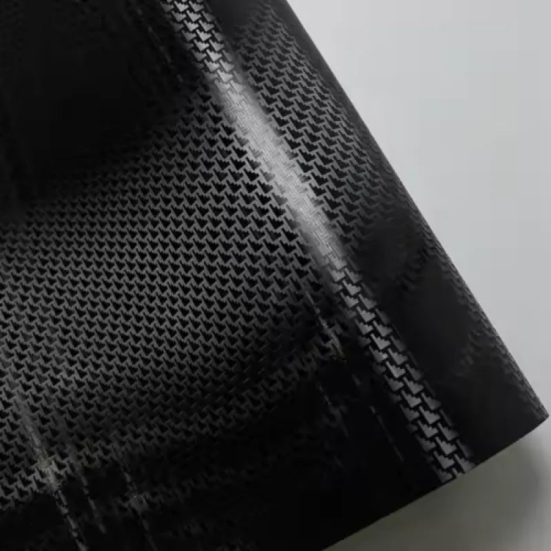 Matte Carbon Fiber Aircraft Black Car Vinyl Wrap PET