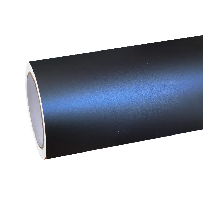 Best Matte Dark Blue Car Vinyl Wrap