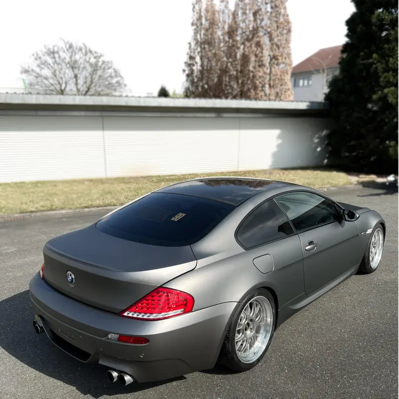Matte Metallic Dark AMG Grey Car Vinyl Wrap PET