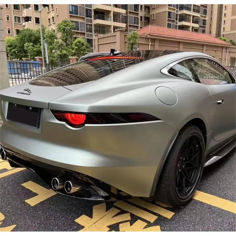 Matte Metallic Green Grey Car Vinyl Wrap