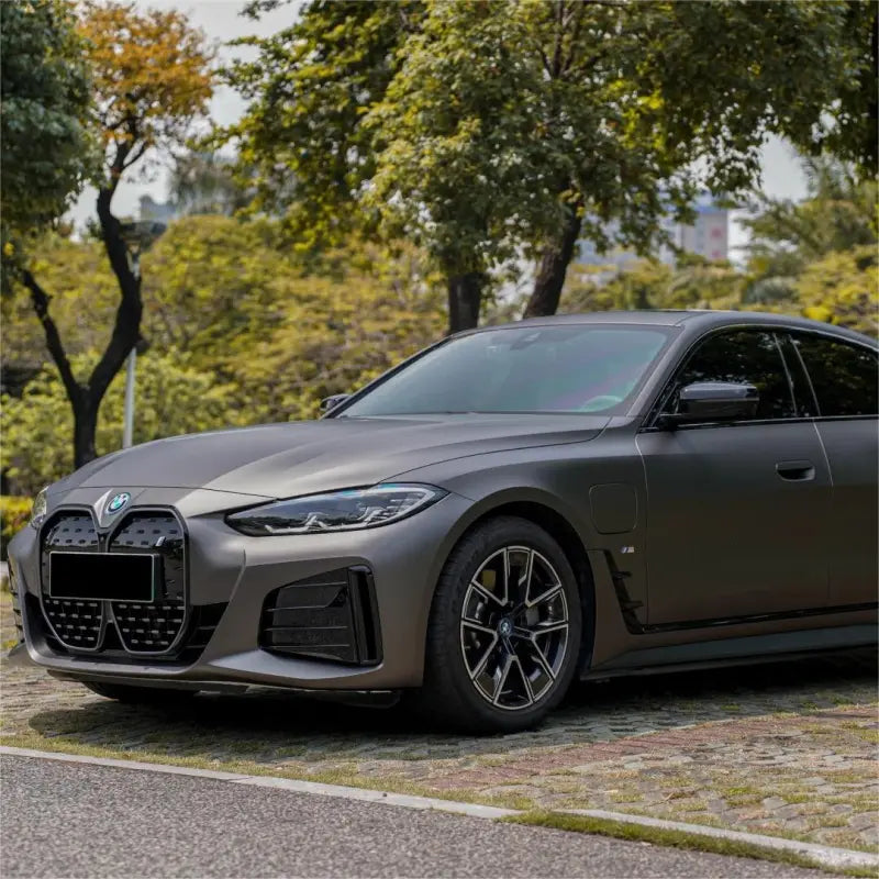 Matte Ultimate Flat Meteorites Grey Car Vinyl Wrap