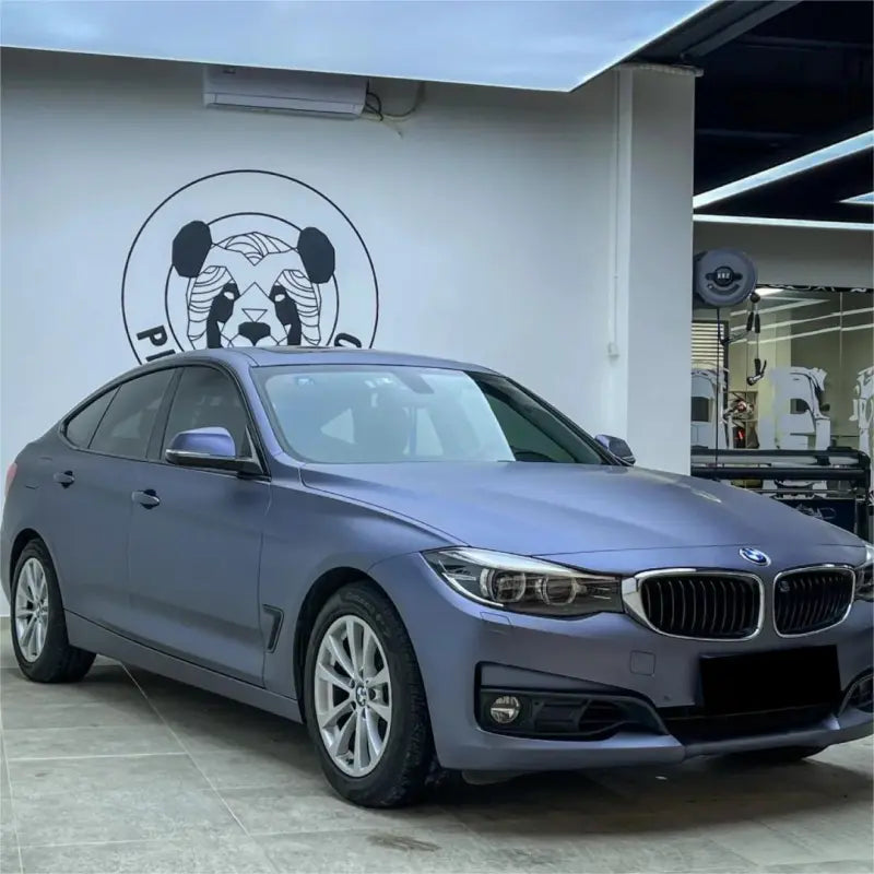 Matte Satin Racing Blue Car Vinyl Wrap PET