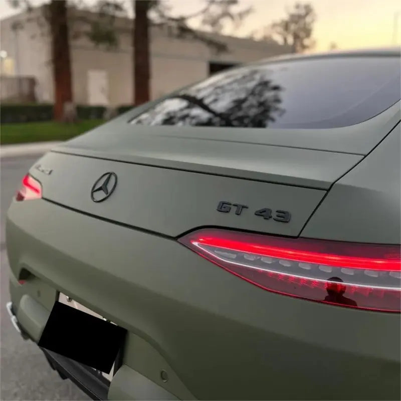 Matte Satin Khaki Dark Green Car Vinyl Wrap | Ultimate Flat Khaki Green Car Wrap PET