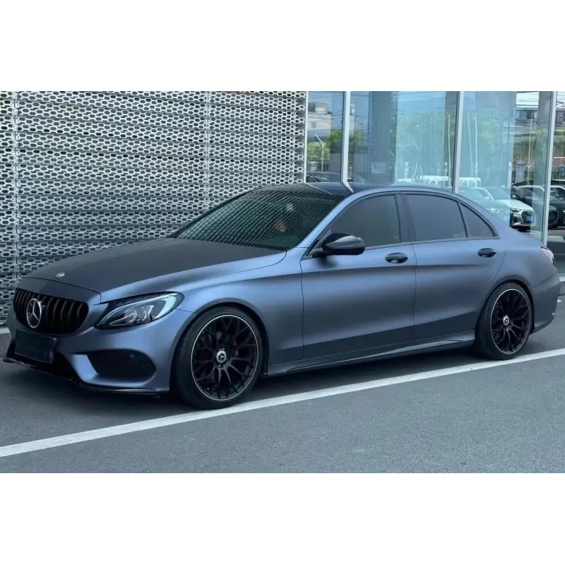 Matte Satin Racing Blue Car Vinyl Wrap PET