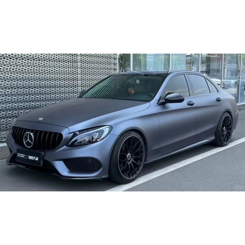 Matte Satin Racing Blue Car Vinyl Wrap PET