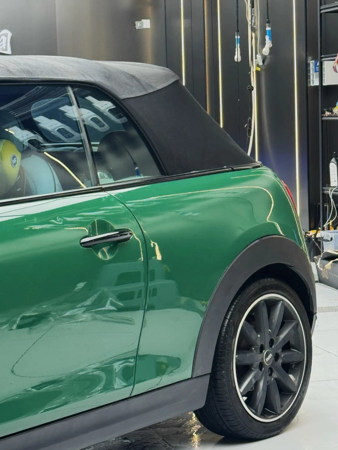 TPU Glossy Porsche Racing Green Colored PPF Paint Protection Film