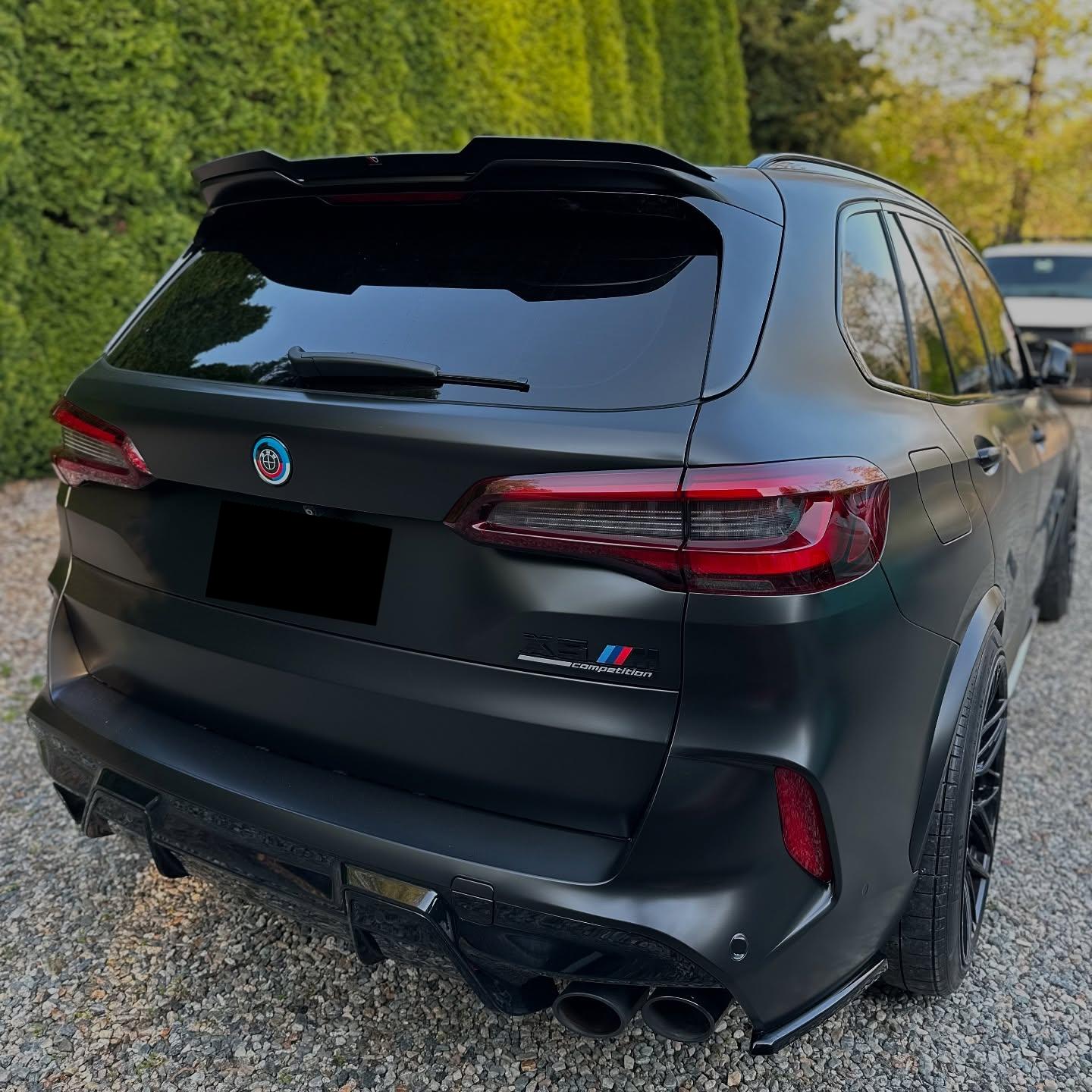 satin matte black wrap