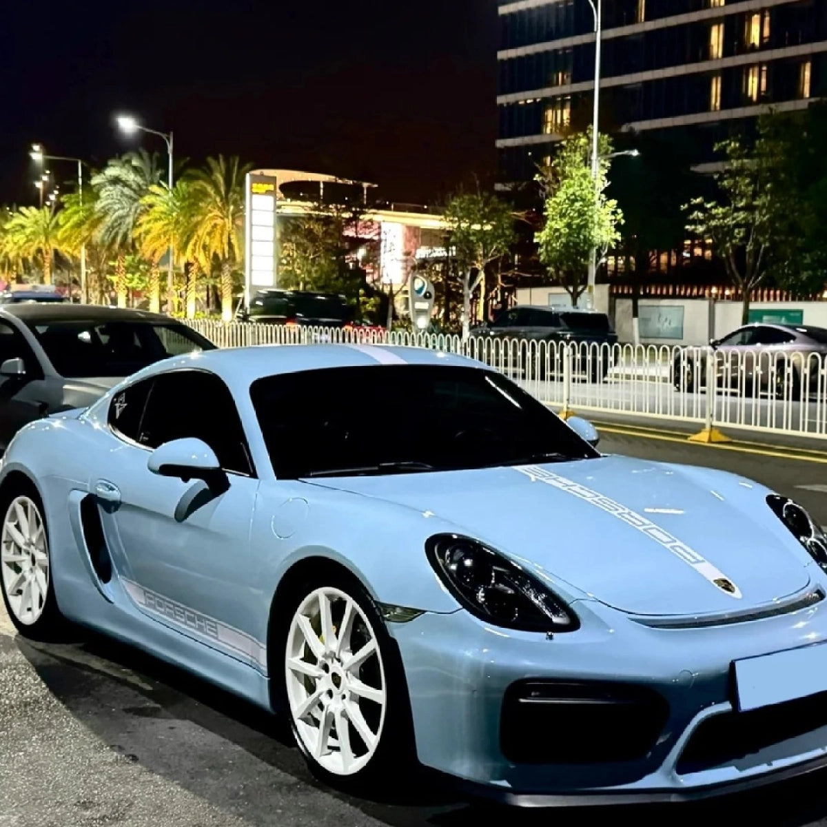 TPU Gloss Zandvoort Blue Colored PPF Paint Protection Film