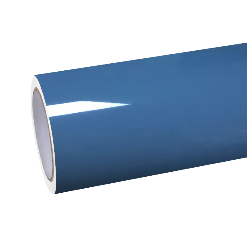 TPU Glossy China Blue Colored PPF Paint Protection Film