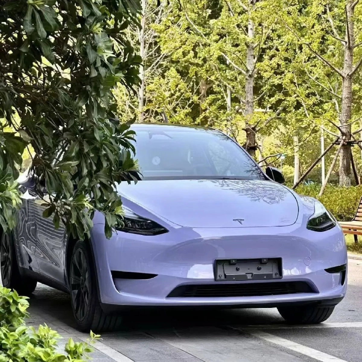 TPU Glossy Victoria Secret Purple Colored PPF Paint Protection Film