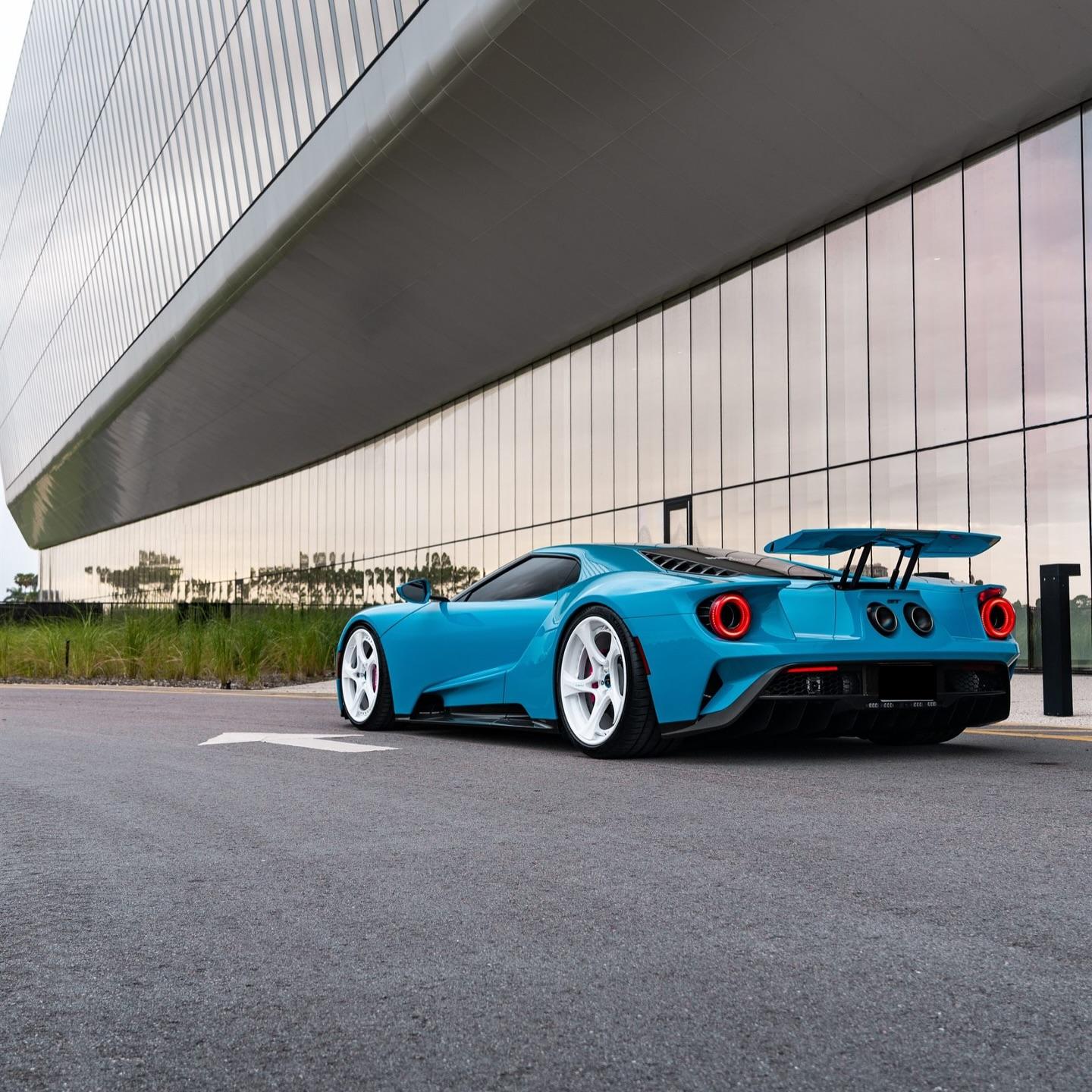 porsche miami blue vinyl wrap