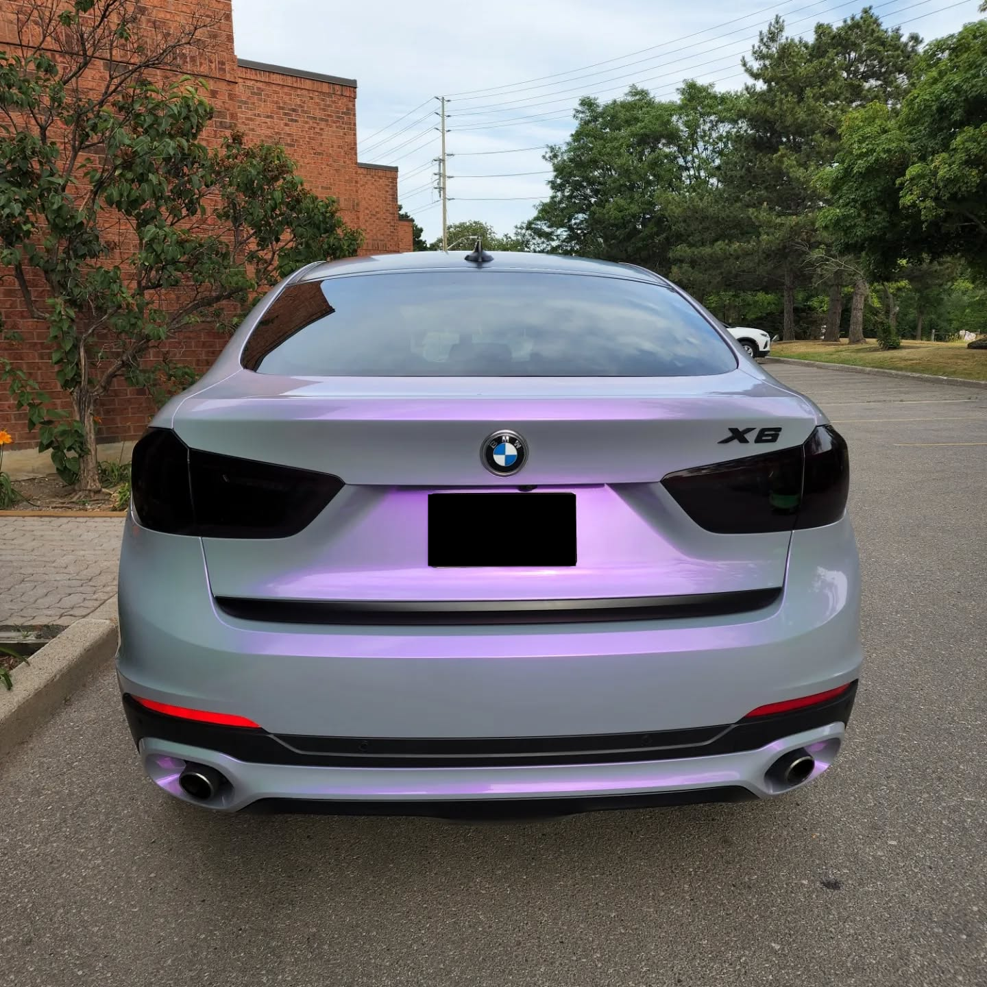 candy metallic gray purple vinyl wrap