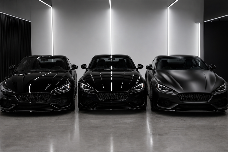 Gloss Black vs Piano Black vs Satin Black Wrap: Which Finish Should You Choose?