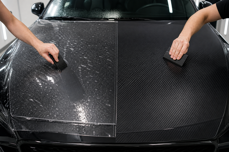 Carbon Fiber PPF vs Carbon Fiber Vinyl Wrap: Protection, Appearance and Cost