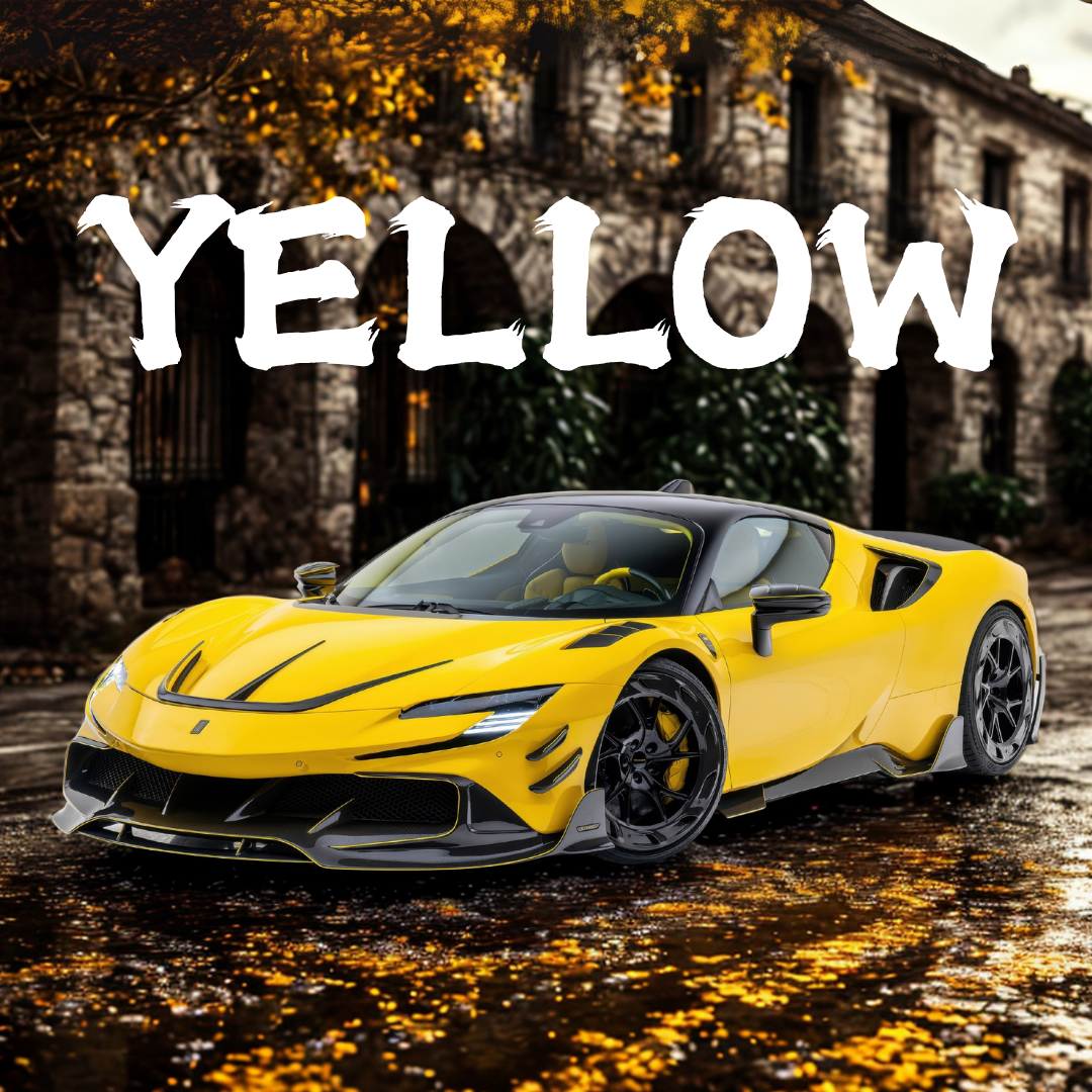 yellow car wrap