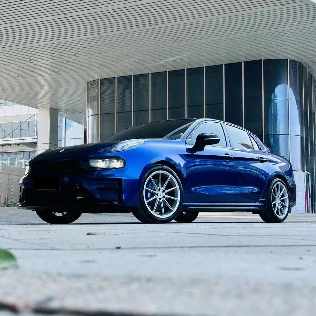 Gloss Metallic Gentian Blue Car Vinyl Wrap