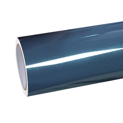 Gloss Yugali Blue Car Vinyl Wrap PET