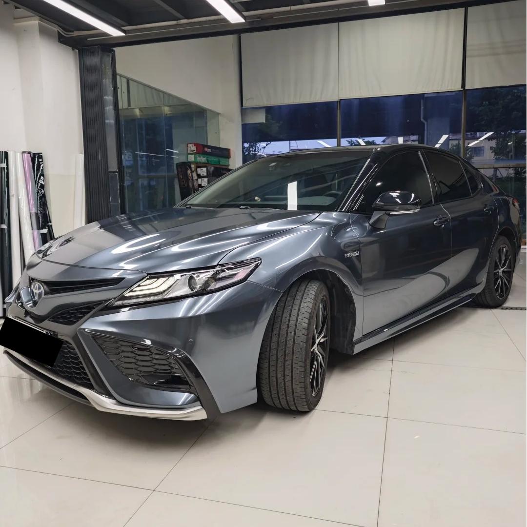 Gloss Metallic Cadet Grey Car Vinyl Wrap