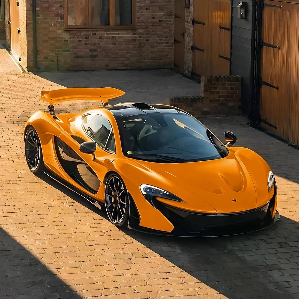 Mclaren Orange Car Vinyl Wrap