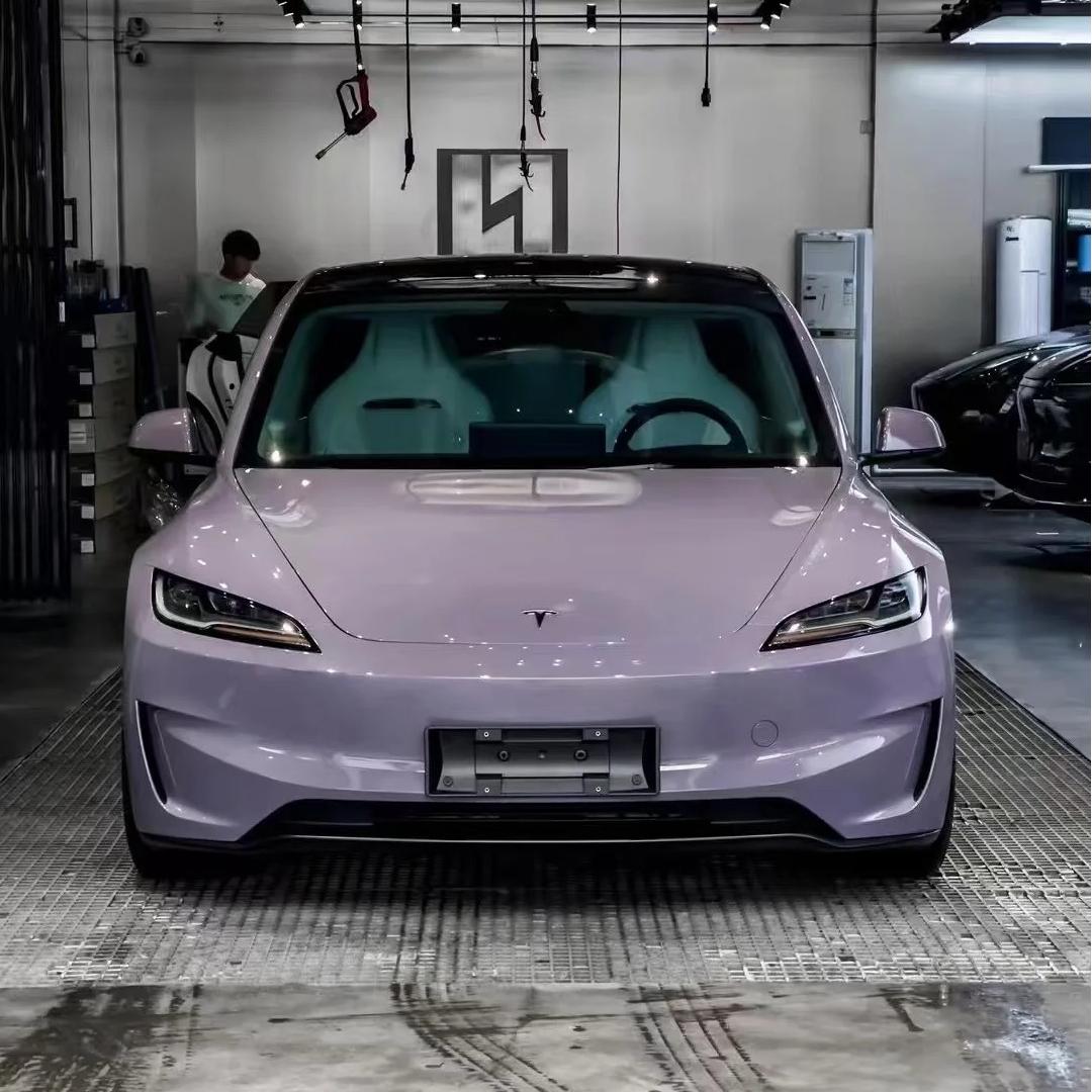 TPU Glossy Provence Lavender Purple Colored PPF Paint Protection Film