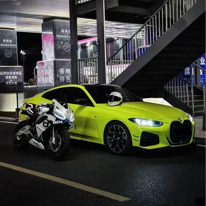 TPU Glossy Acid Lime Green Colored PPF Paint Protection Film