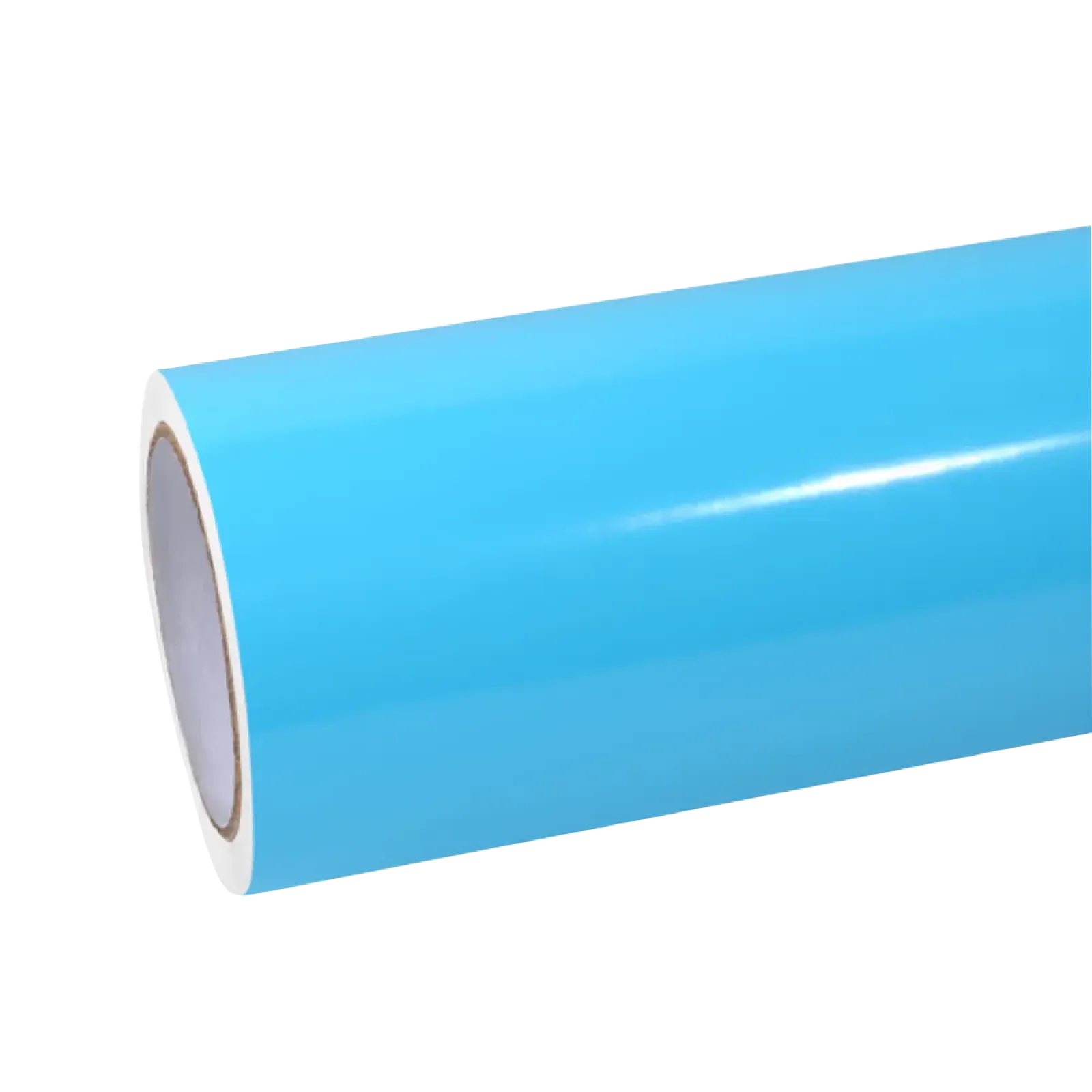 Gloss Light Sky Blue Car Vinyl Wrap PET