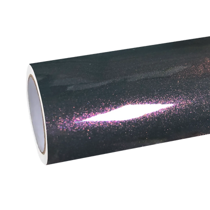 Gloss Metallic Sparkle Glitter Purple Car Vinyl Wrap