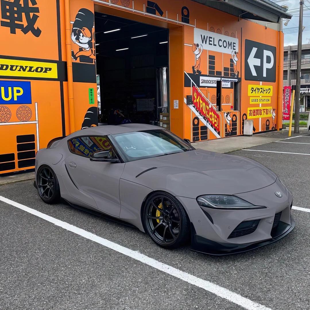 PET Gloss Dove Grey Car Vinyl Wrap