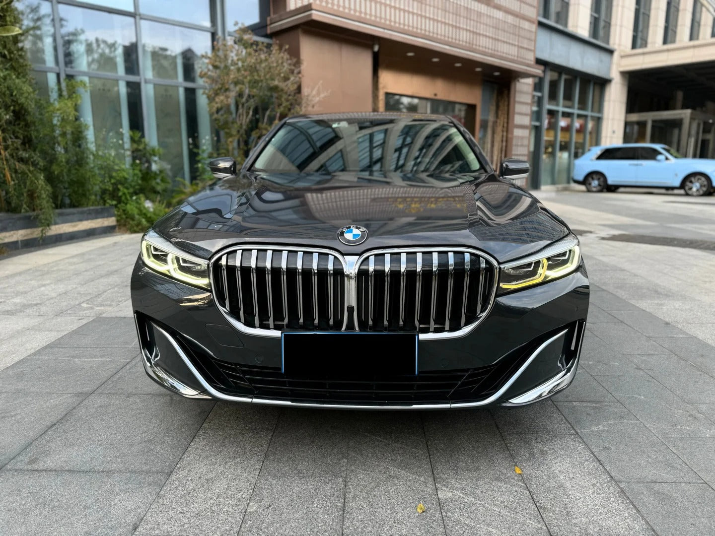 BMW Gloss Metallic Diamond Graphite Black Car Vinyl Wrap PET