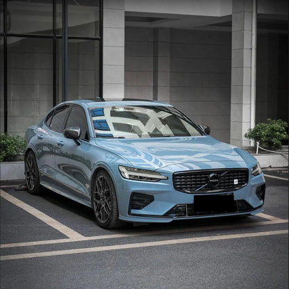 Gloss Hazy Blue Car Vinyl Wrap PET