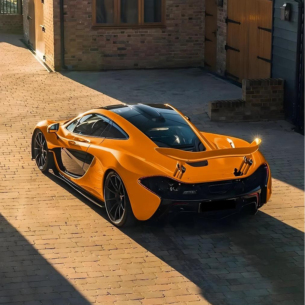 Mclaren Orange Car Vinyl Wrap