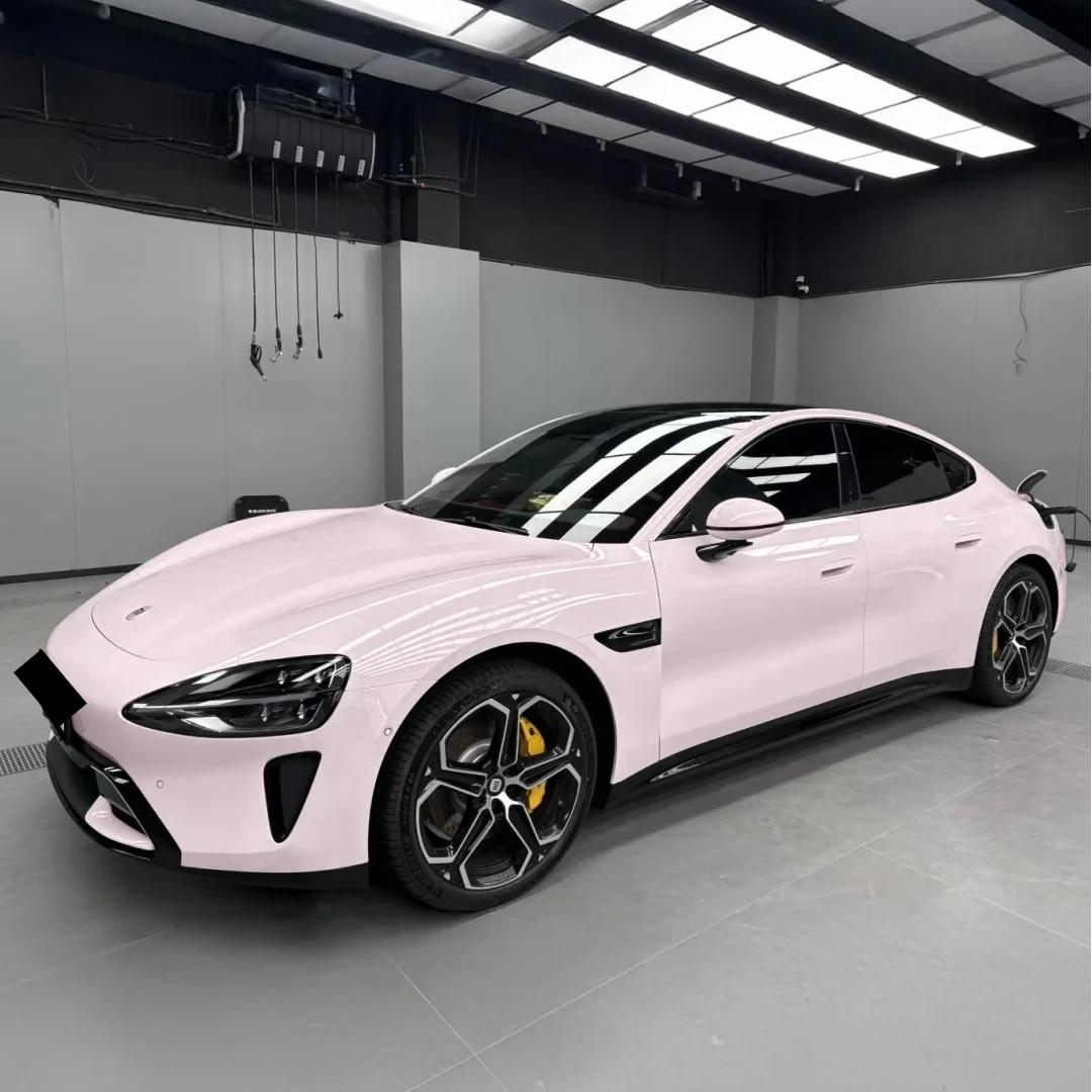 Gloss Mary Kary Pink Car Vinyl Wrap