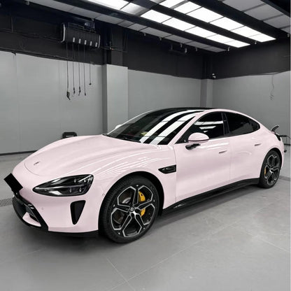 Gloss Mary Kary Pink Car Vinyl Wrap